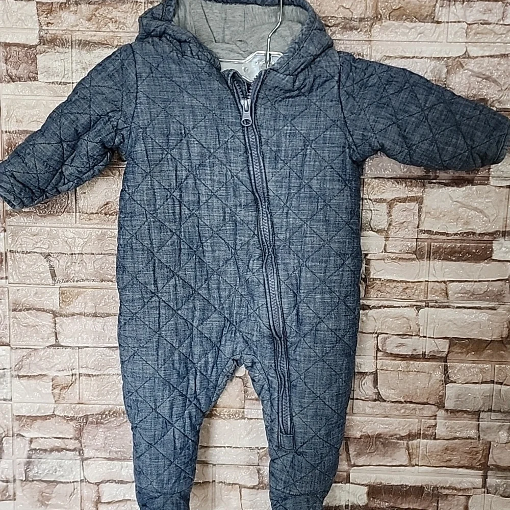 Gap Baby Quilted Dark Blue Baby Winter Jacket